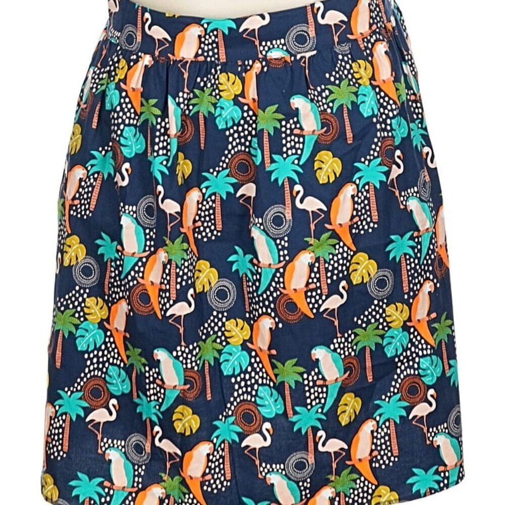 Retrolicious Tropical Bird Skirt - Picture 1 of 3